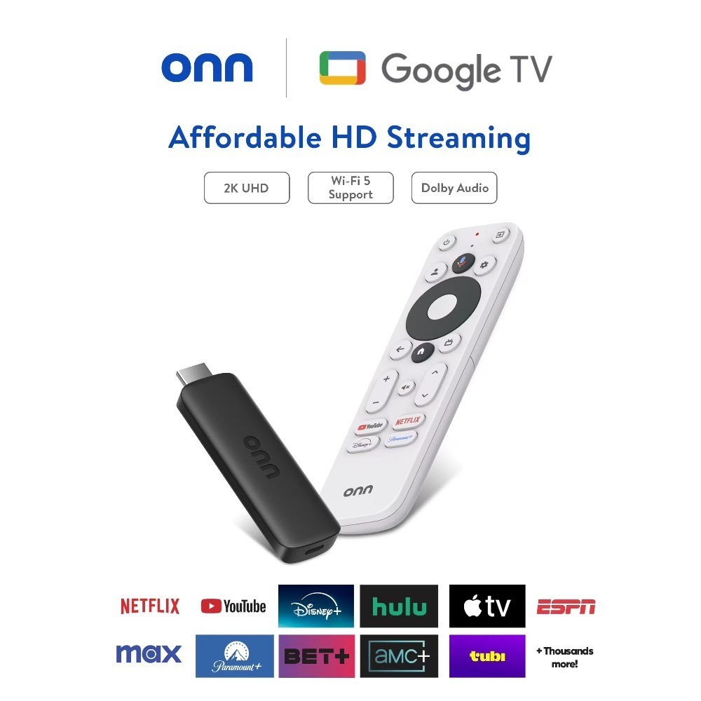 Full HD Streaming Device, Google TV – Fast Streaming, 8GB Storage, 1.5GB RAM,