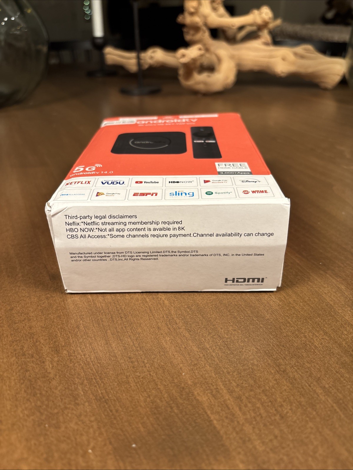 Smart TV Box Android 12.0 6K Ultra HD 2GB+16GB Allwinner Dolby Audio