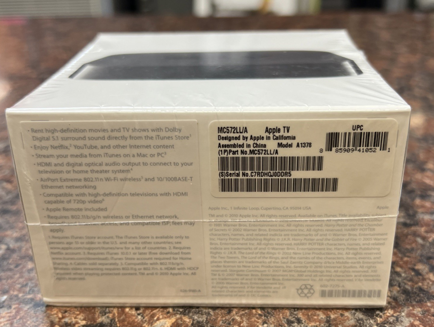 New Sealed Apple TV 2nd Gen Digital Media Streamer A1378 b-2