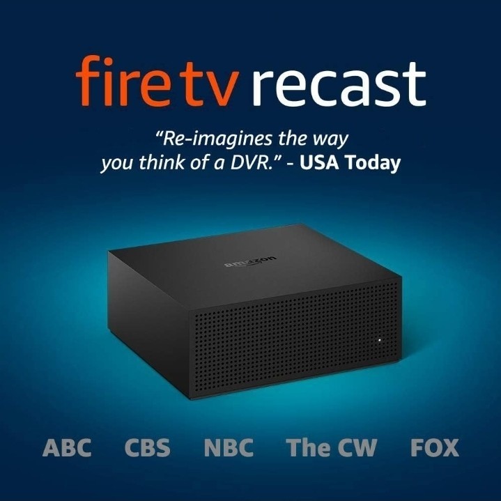 Fire TV Recast, over-the-air DVR, 1 TB, 150 hours, DVR for cord cutters