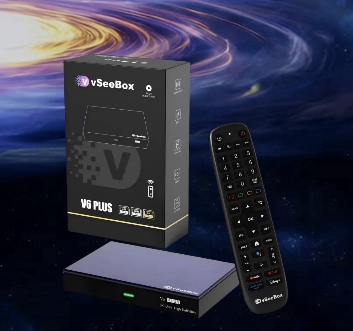 vseebox v6 plus 8K Ultra HD Streaming