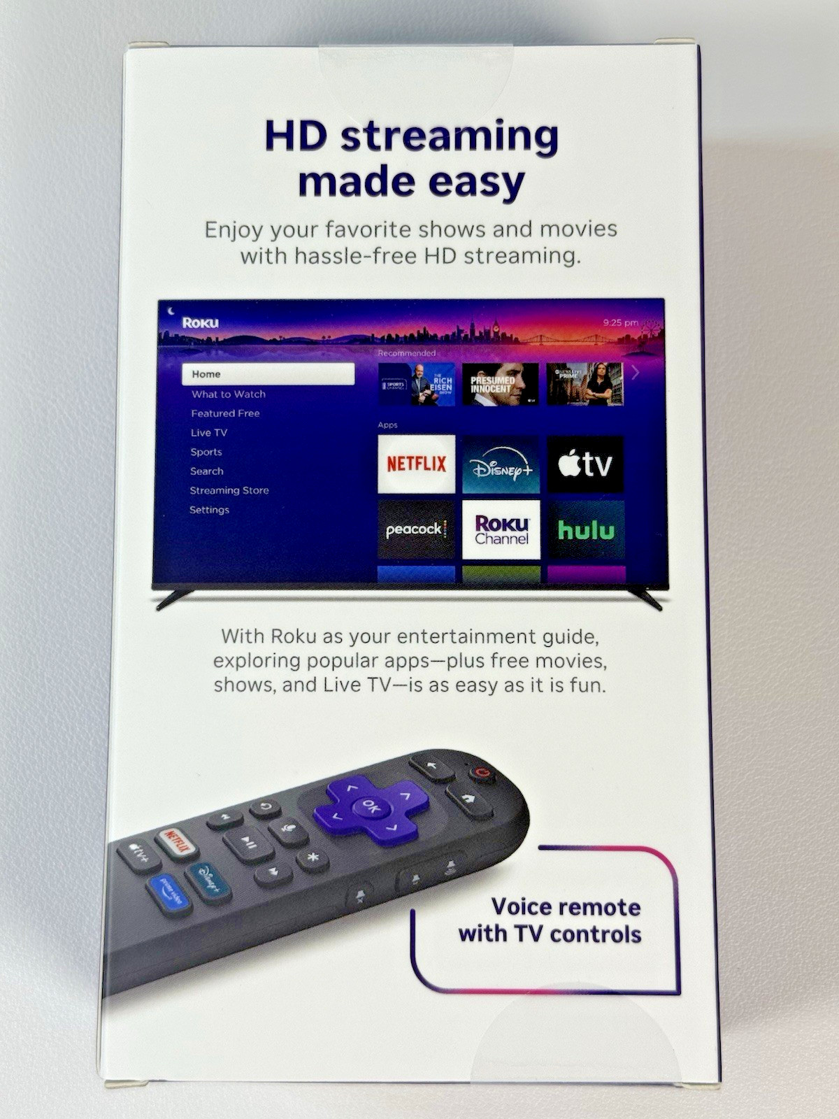 Roku HD Streaming Stick HDMI Media Player Smart TV Streaming Device