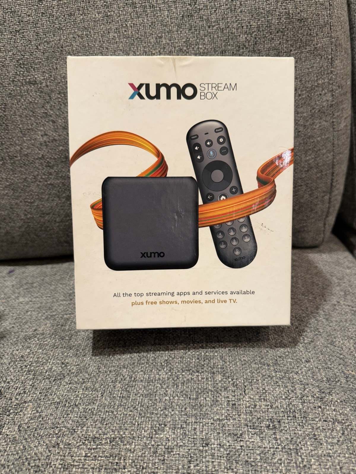 XUMO Stream Box – 4K UHD Streaming with Voice Search Model: SCXI11BEI