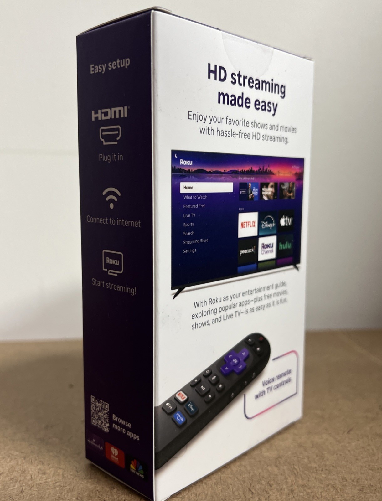 2025/Roku Streaming Stick HD Streaming Device for TV W/ Voice Remote NEW*