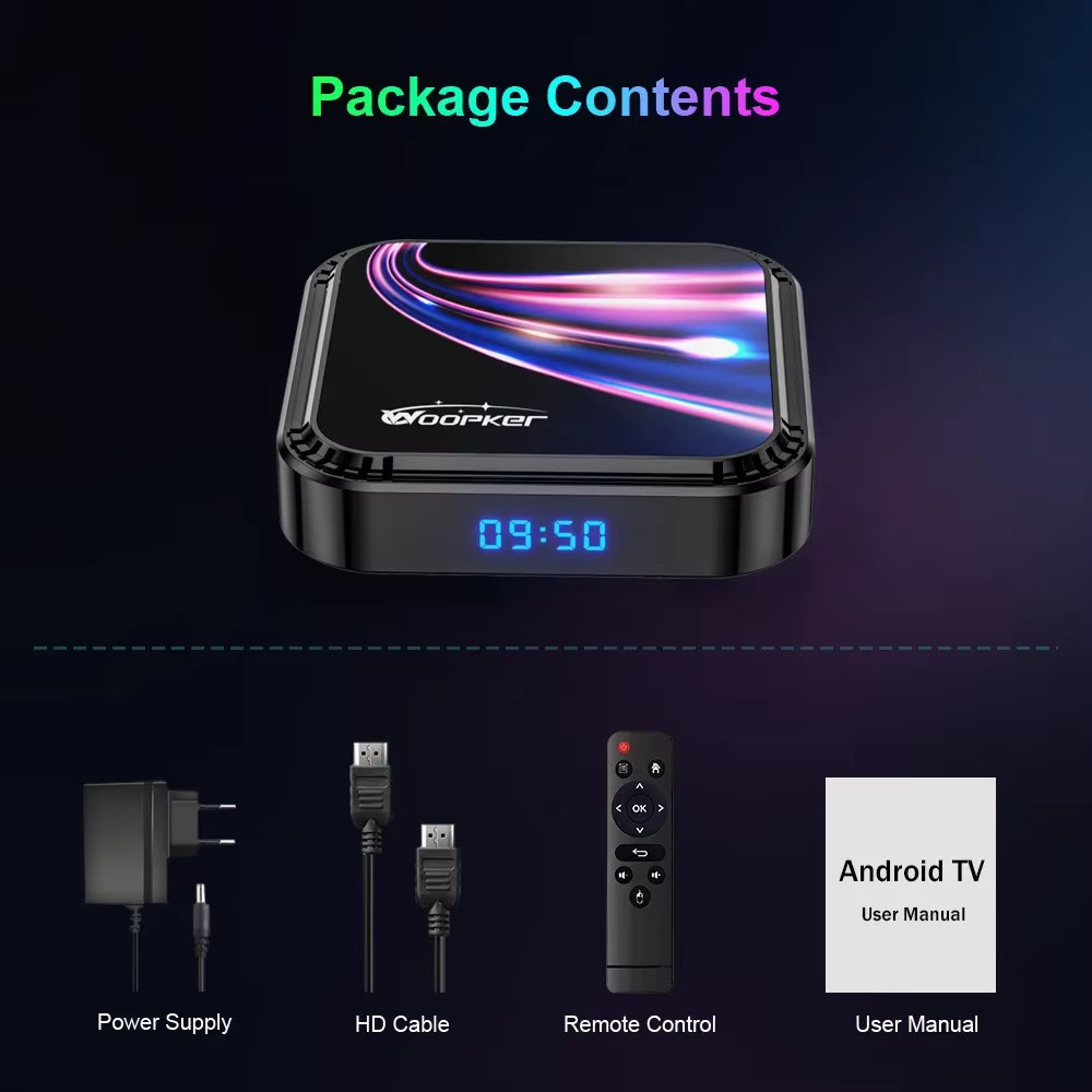 Android 13 TV Box K52 Rockchip RK3528 Smart TV Box Support 8K Wifi6 BT5.0 YouTub