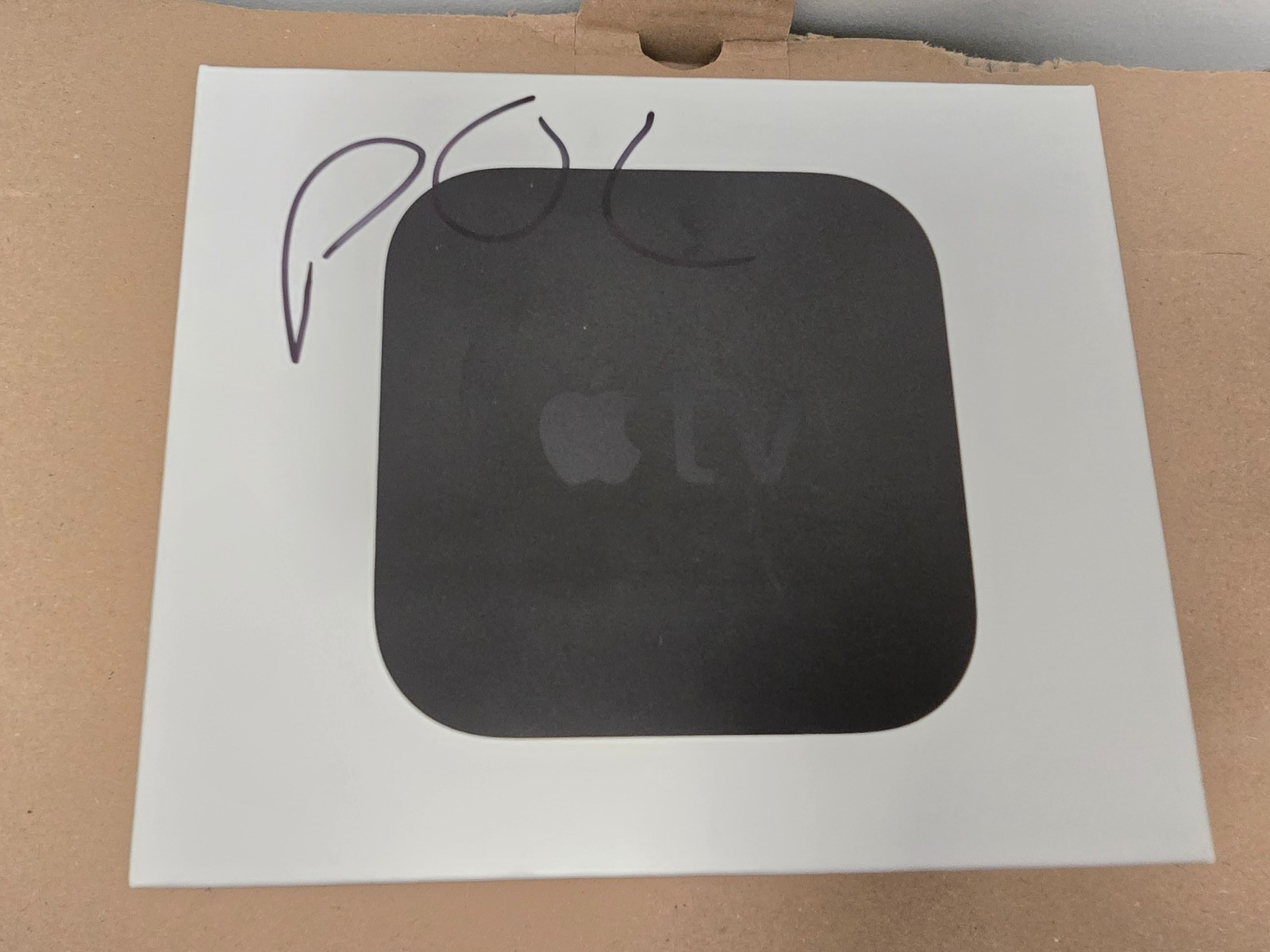 Apple TV (Model A1842) 4K HD Media Streamer (MP7P2LL/A) – Black – NOS – Open box