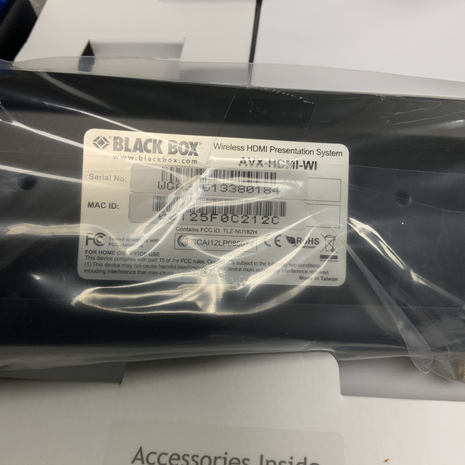 Black Box Wireless HDMI Presentation AVX-HDMI-WI Liteshow 4