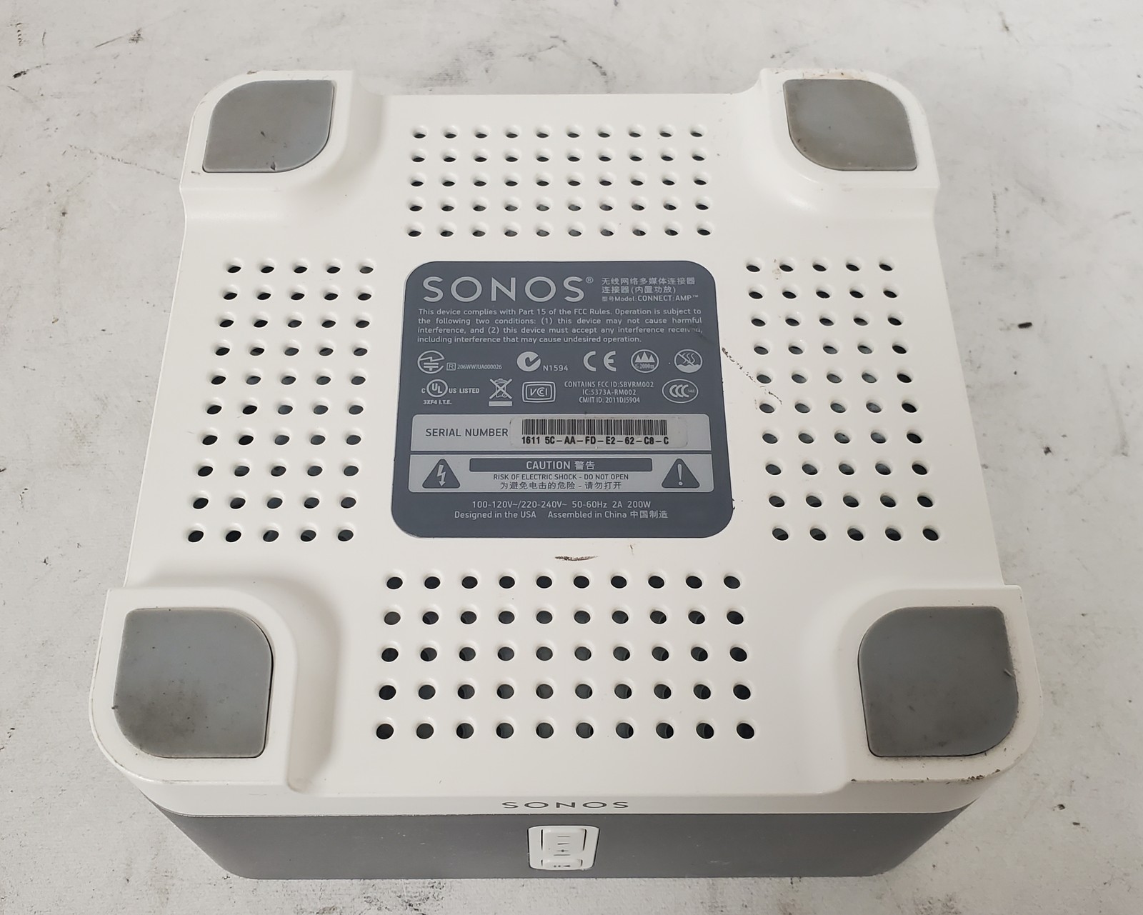 Sonos Connect:Amp Media Streamer White