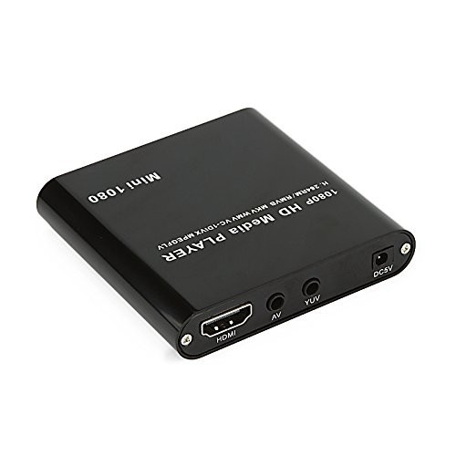 Mini HDMI Media Player 1080P USB SD Card Support AVI MKV MPEG JPEG MOV