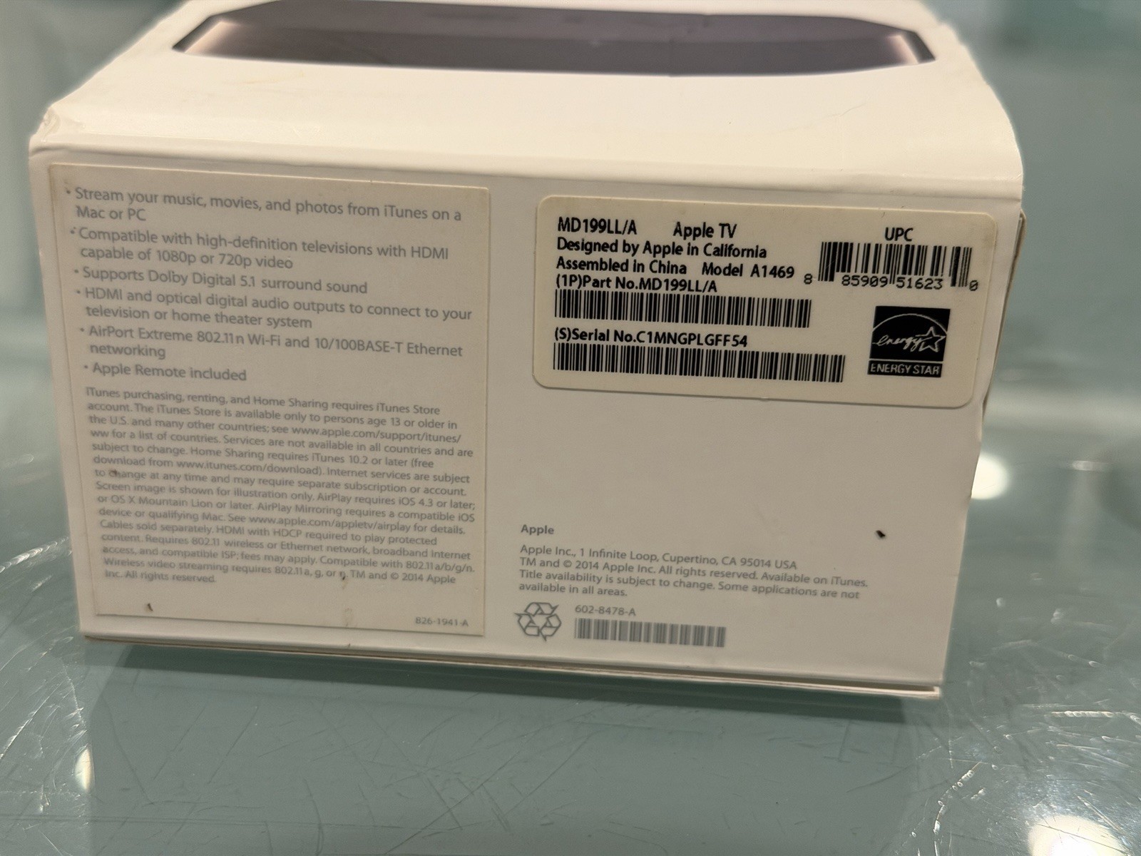 Apple TV (3rd Generation) 8GB Digital HD Media Streamer – Black
