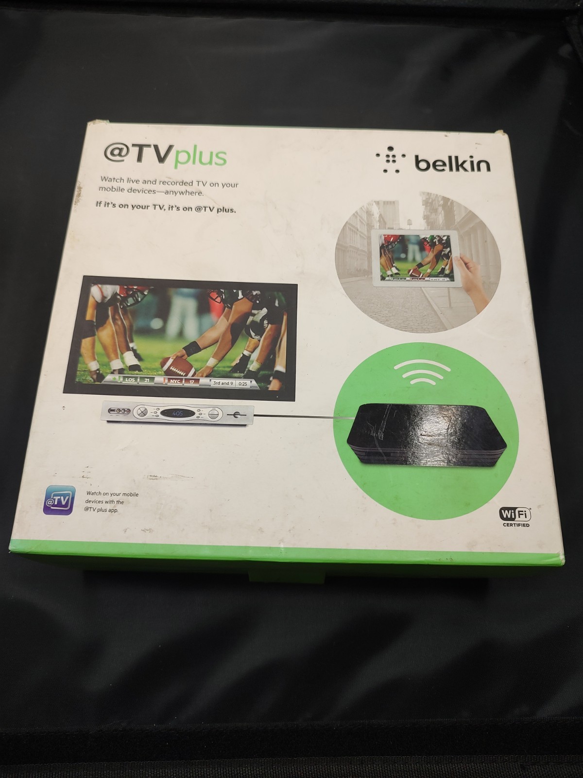 Belkin @TV Plus Set-Top Box Mobile Television Anywhere G1V1000 – NIB
