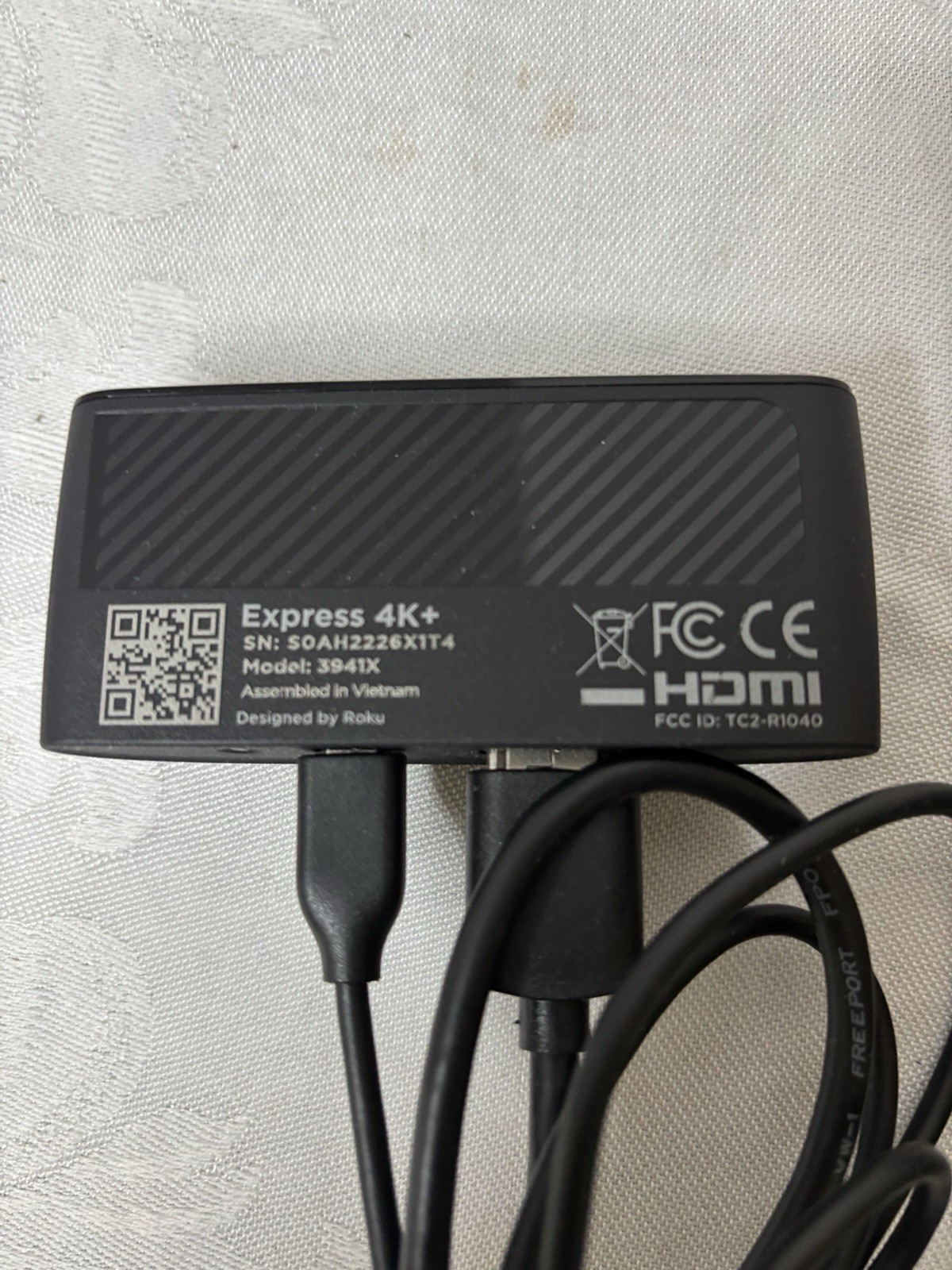 Roku Express 3941X With Voice Remote 4K1+ preowned