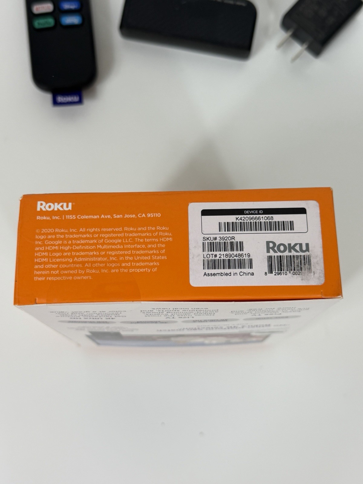 Roku Premiere | HD/4K/HDR Streaming Media Player – 3920R