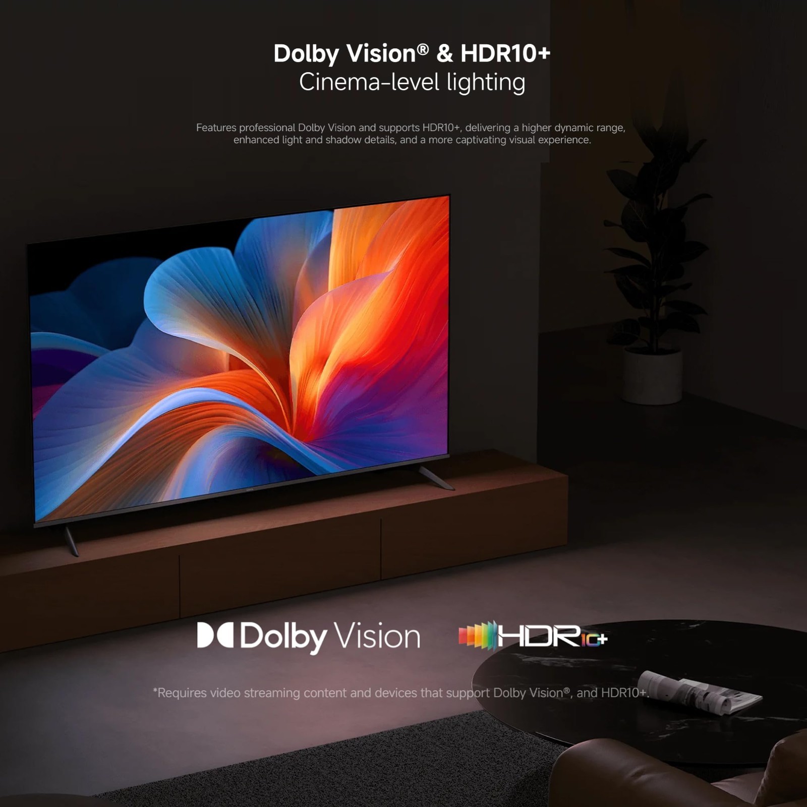 4K Streaming Media Player, Google TV, Dolby Vision, HDR10+, Wi-Fi 6, Voice Remot