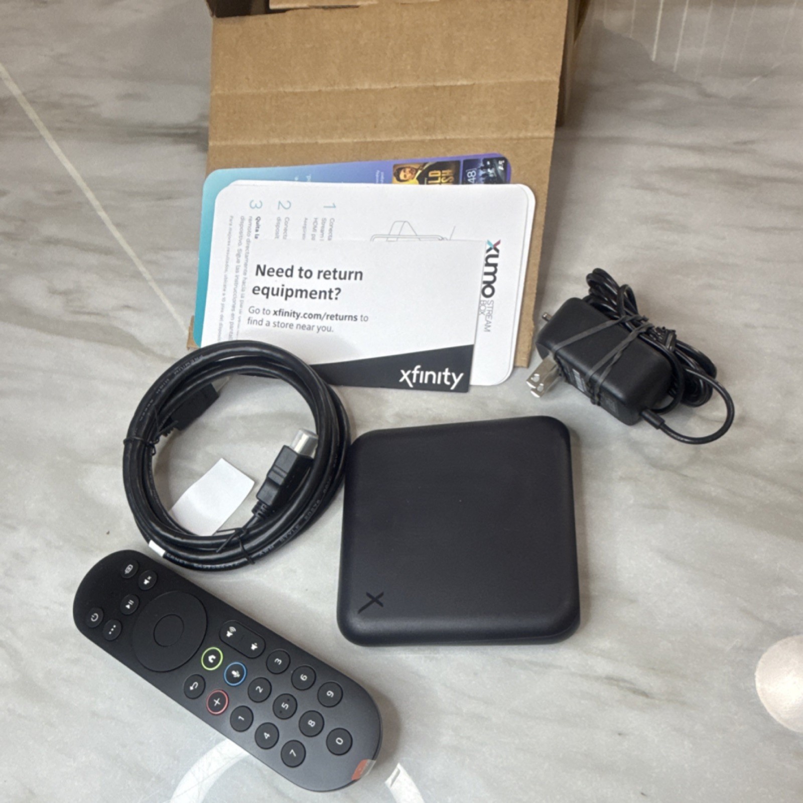 XFINITY XiOne-SC (B) Media Streaming Box Dolby Vision Atmos HDMI Remote
