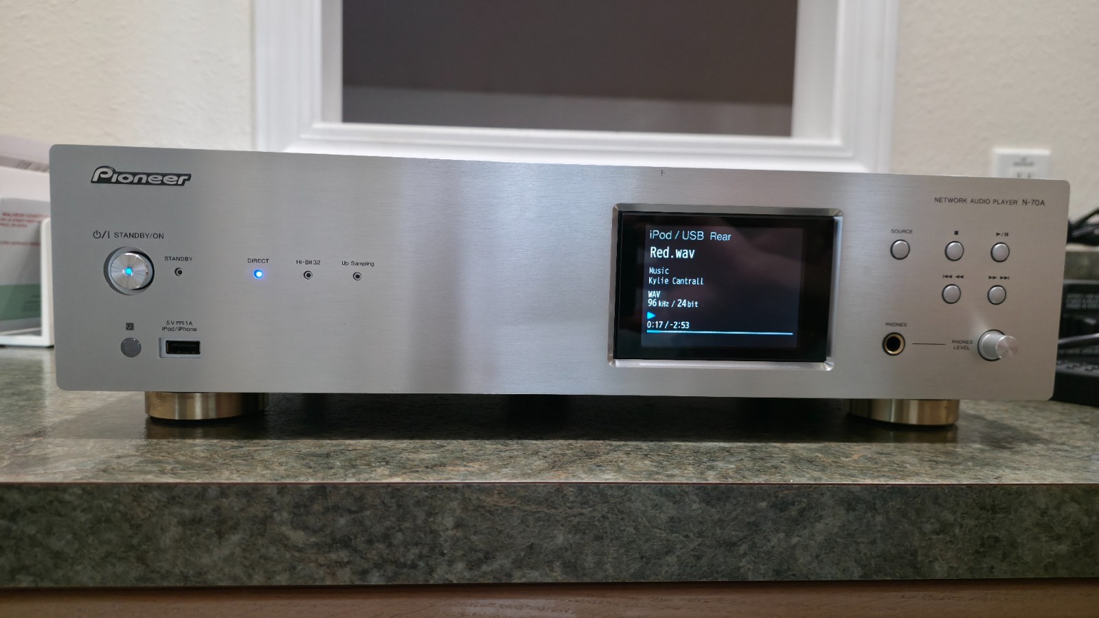 Pioneer N-70A Network Audio Player Good Condition Dual ESS Sabre DAC Balanced