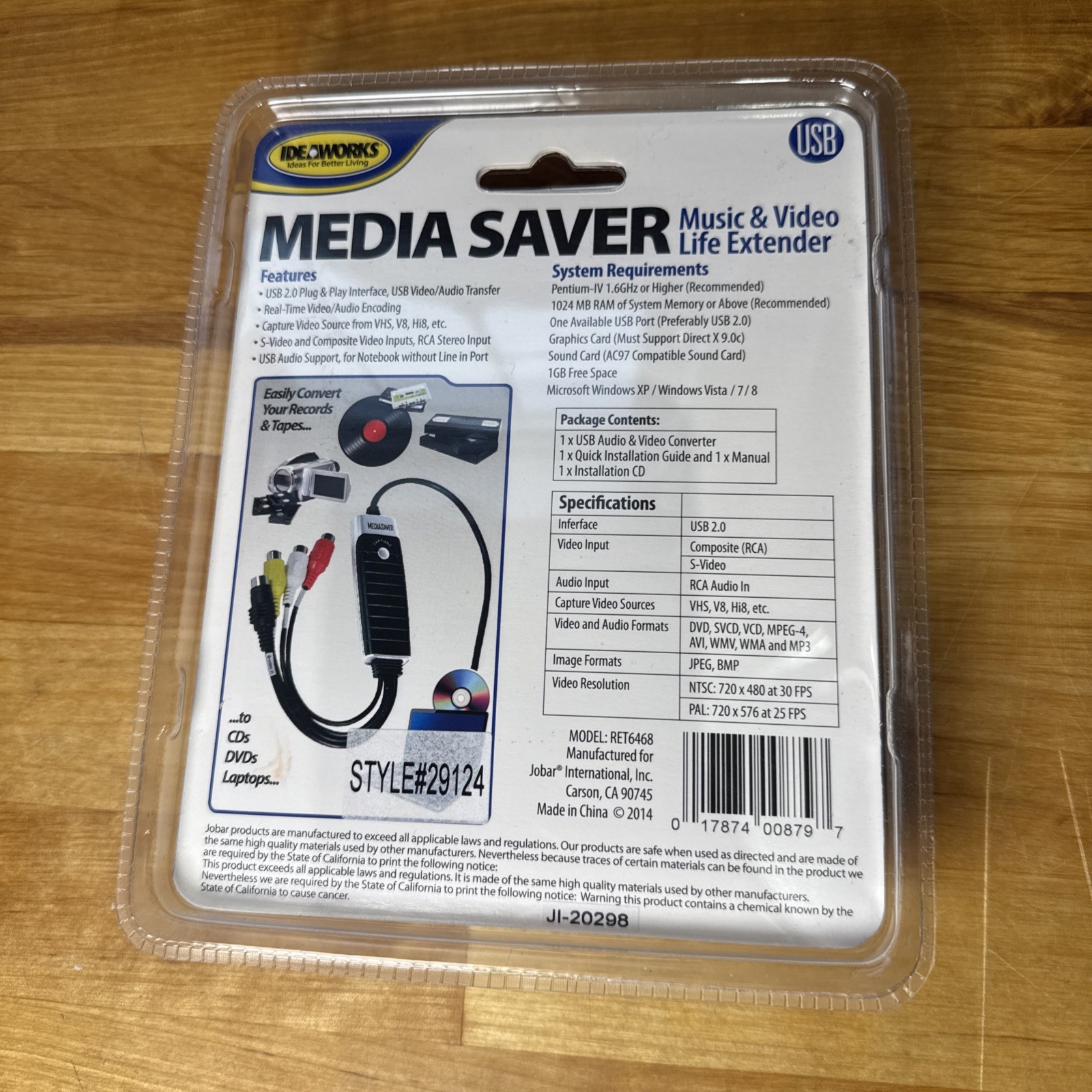2014 Media Saver Ideaworks Music & Video Life Extender 29124