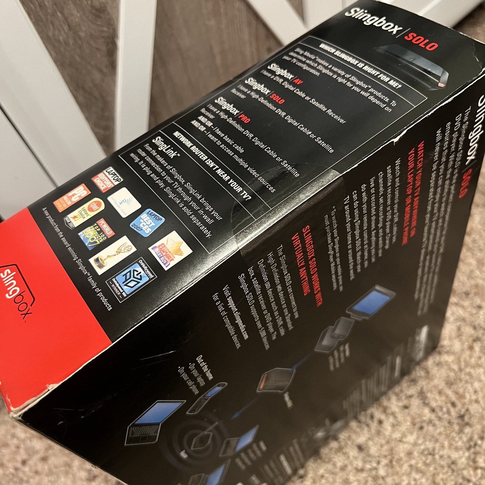 Sling Media Slingbox SOLO SB260-100 Ethernet 1080i Component Video Streamer