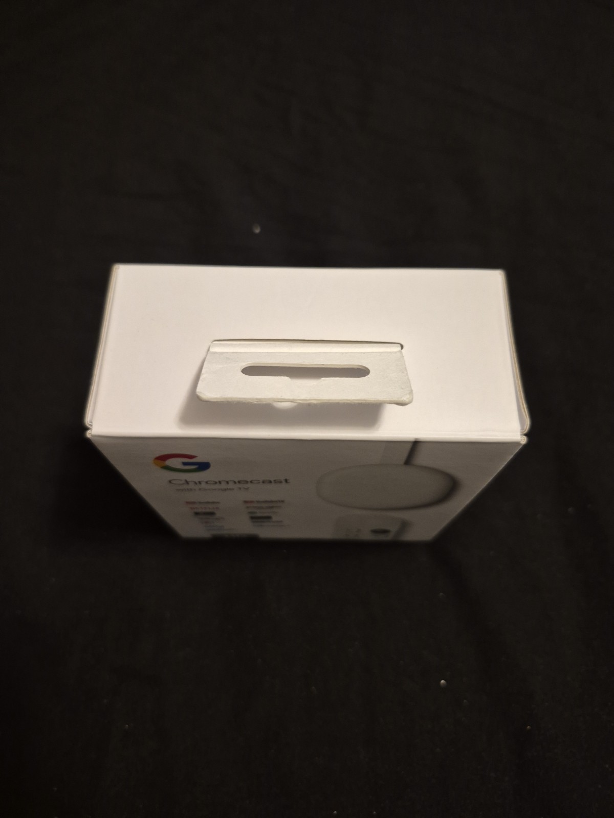 Google Chromecast with Google TV HD 1080p Voice Remote White great condition