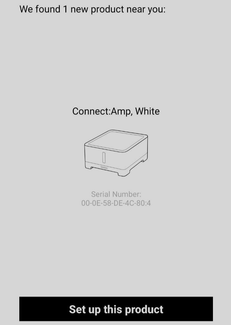 Sonos Amplifier: Sonos Connect Digital Media Streamer S1 Sonos app w/Power cord