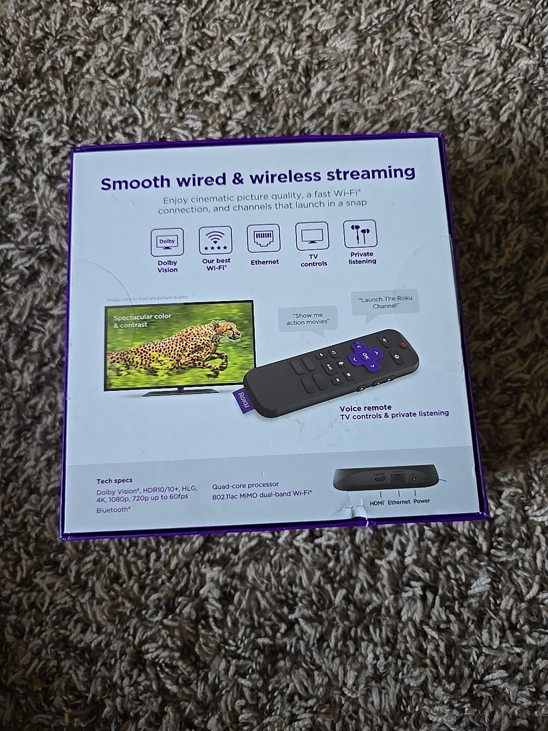 Roku Ultra LT Streaming Device 4K/HDR/Dolby Vision with Roku Voice Remote