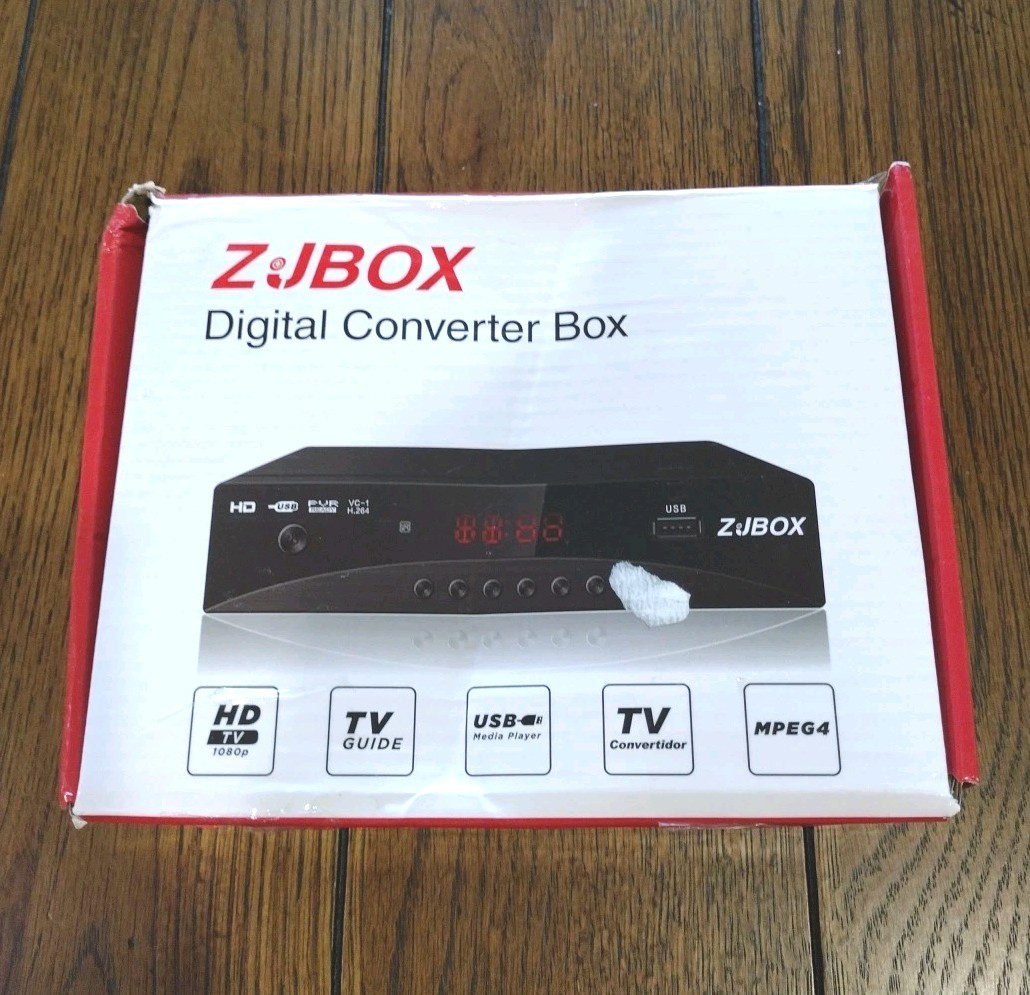 ZJBox Digital Converter Box, HD TV 1080P USB Media Player, MPEG4