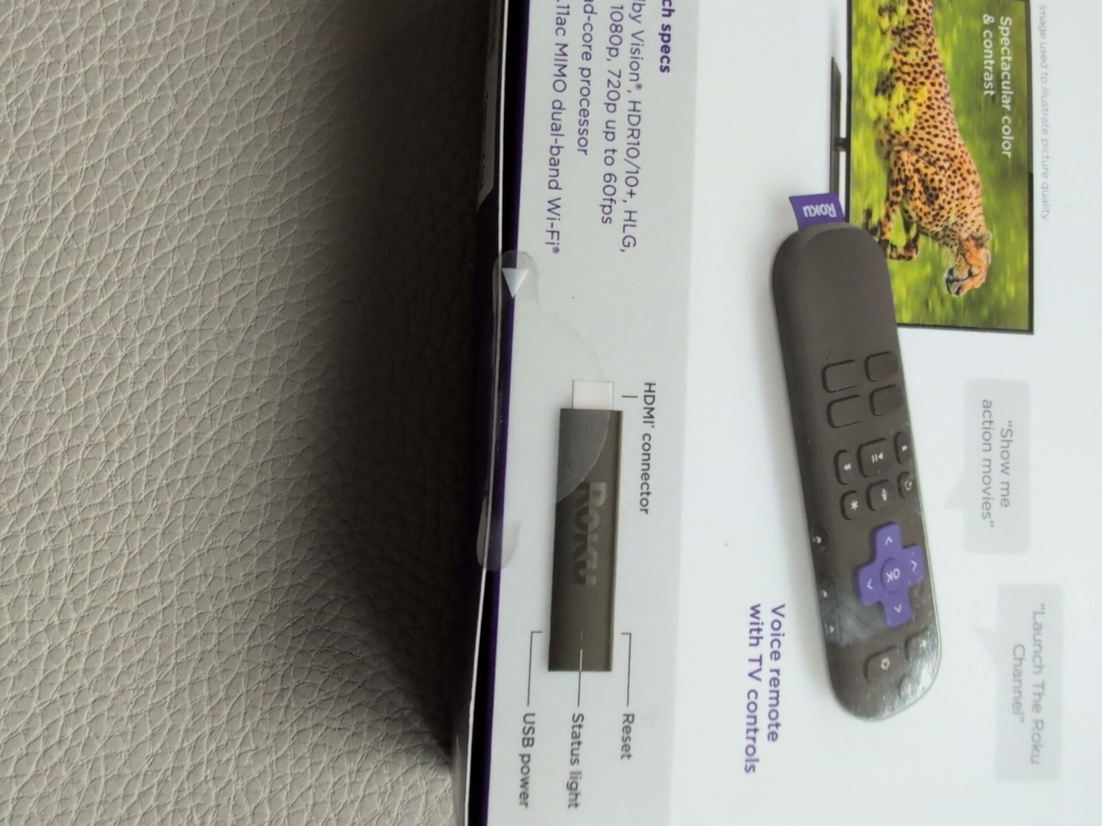 Roku Streaming Stick 4K 3820 HDR Media Streamer