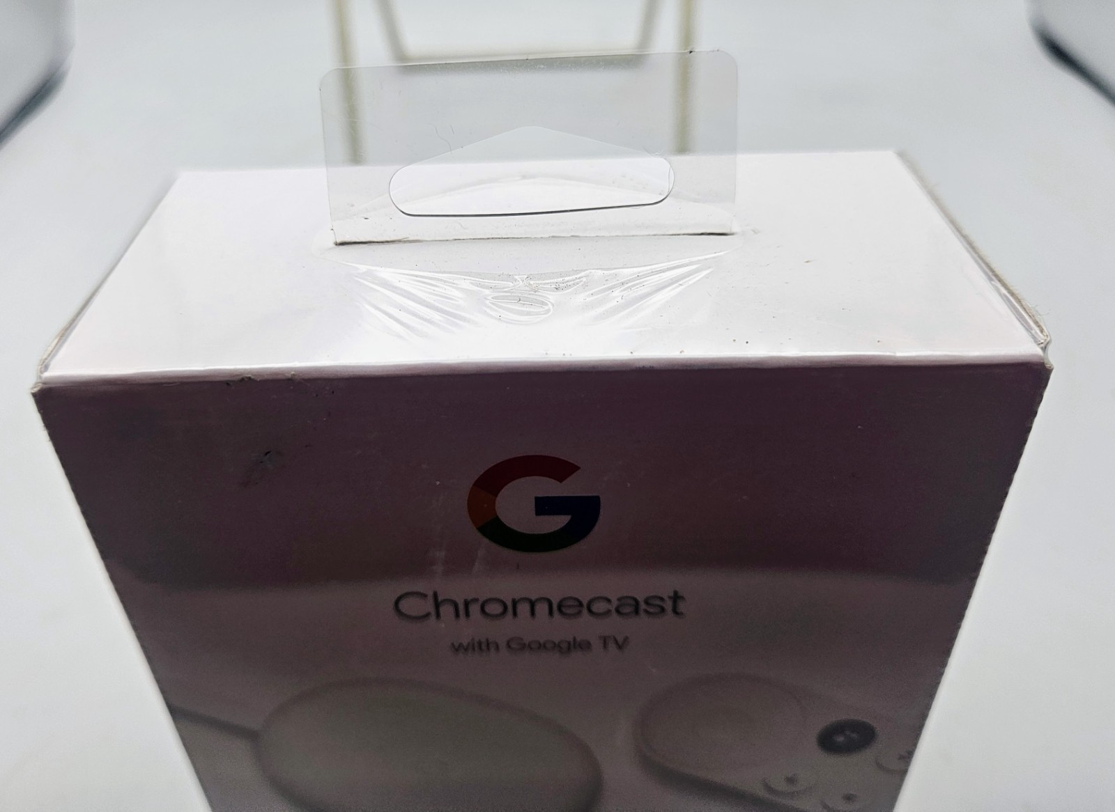 Google Chromecast with Google TV (White) Model GAO 1919-US 4K-UHD-4th. Gen. NIB