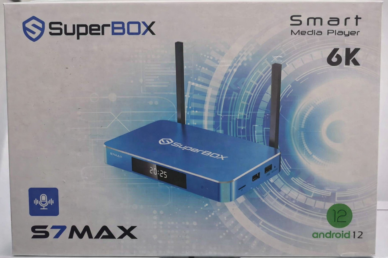 Superbox S6 MAX Box with Voice Remote! Plus Free Gift Extra Remote! Super Box