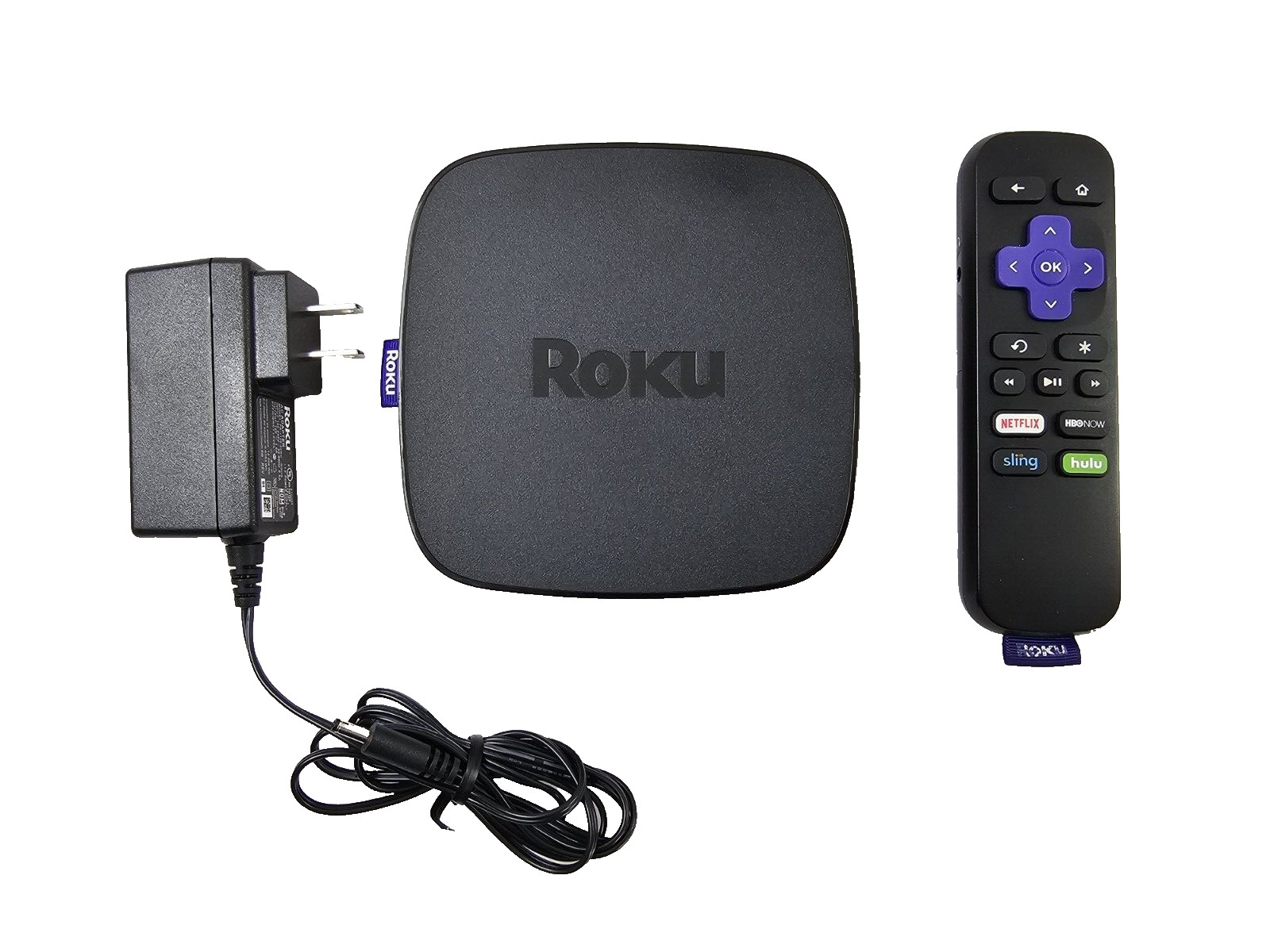 Roku Premiere+ 4630x Streaming Media Player 4K UHD HDR w/ Remote & AC Adapter