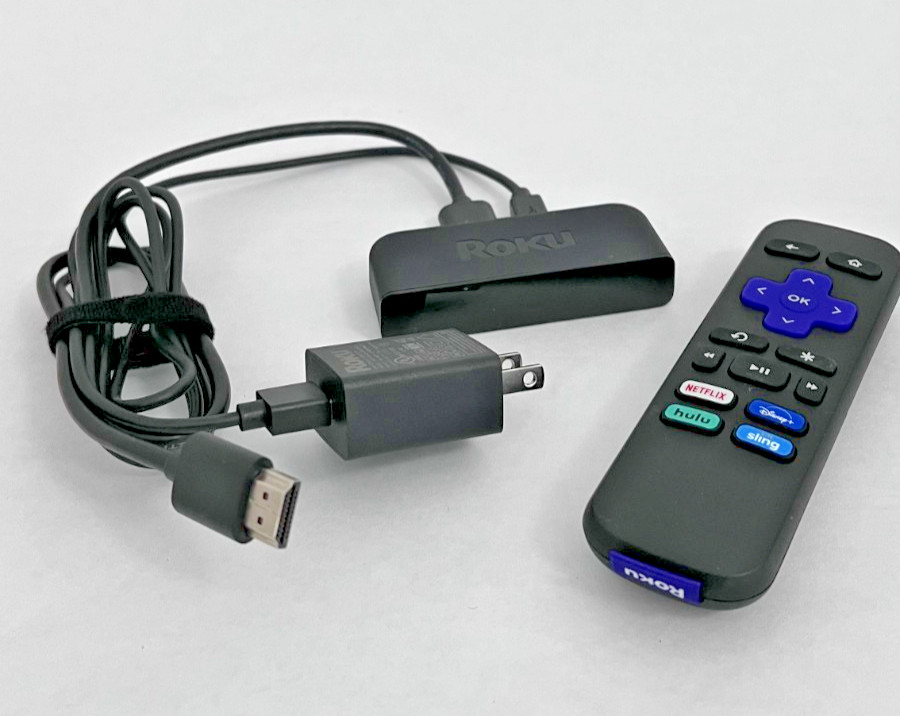 Roku Premiere 3920X HD Media Streamer, w/ USB Power Cable & Remote – Works