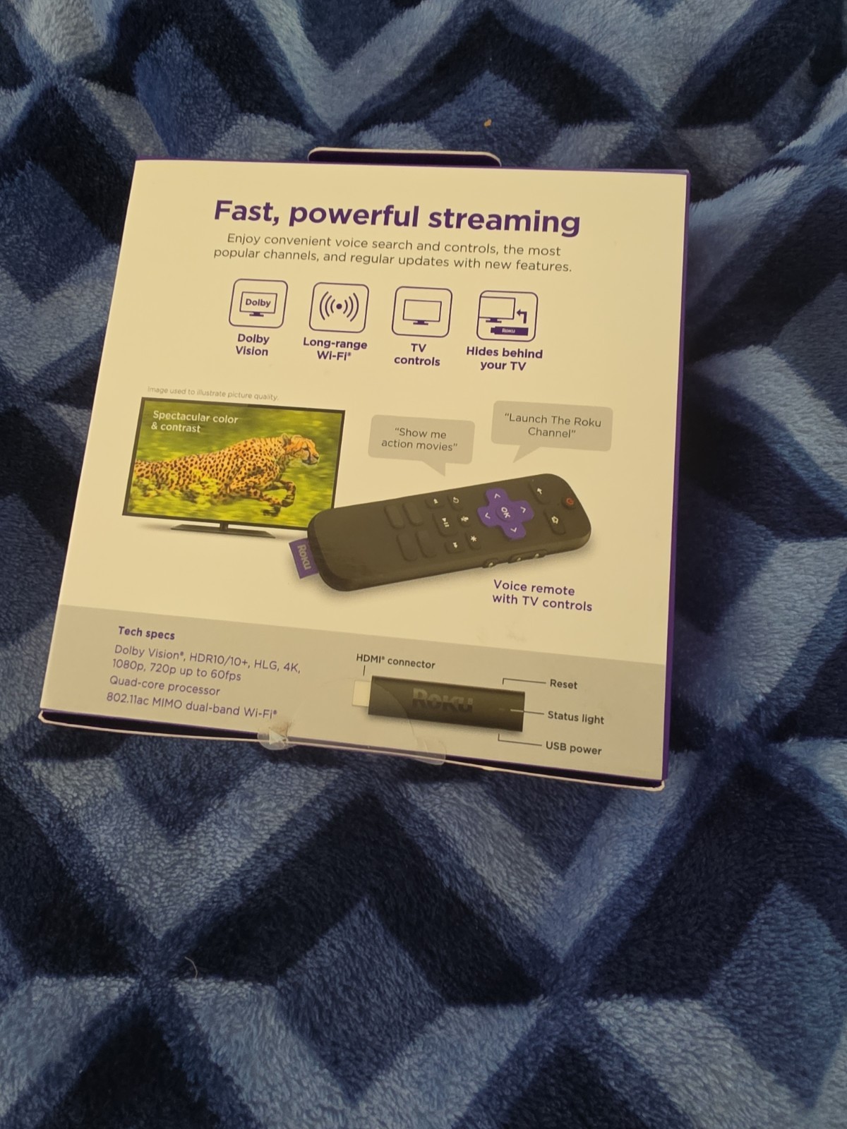 Roku Streaming Stick 4K 3820 HDR Media Streamer