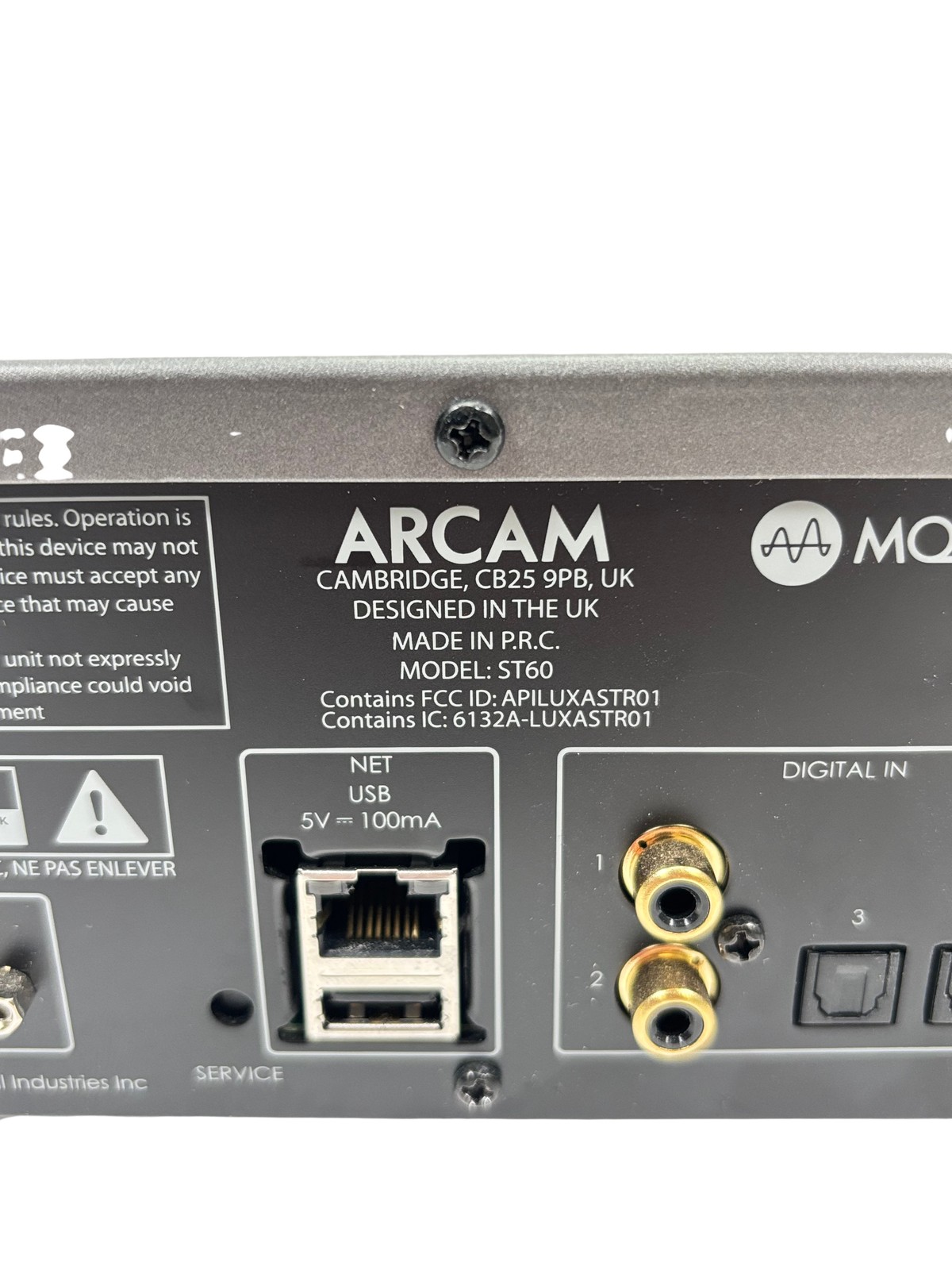 Arcam ST60 Audiophile Networked Audio Streamer
