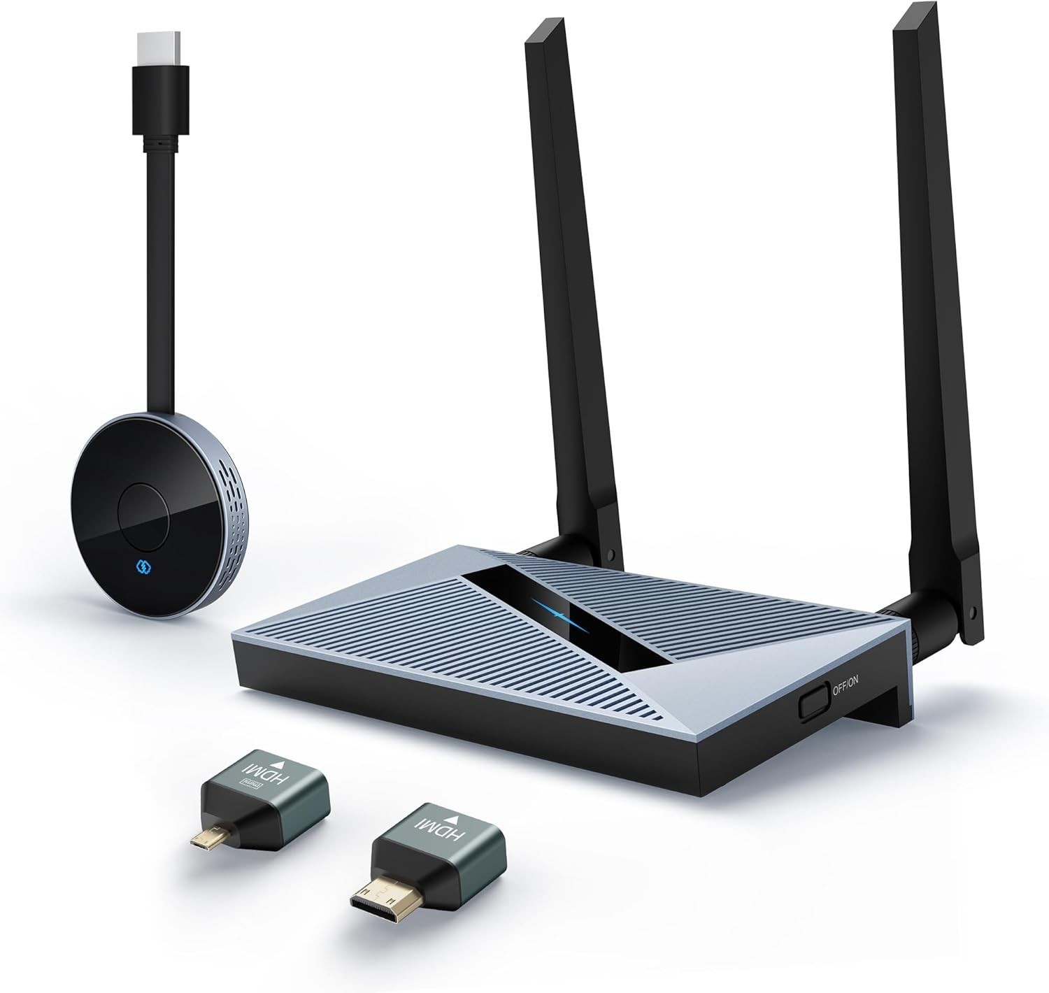 New Wireless HDMI Kit 4K Dual-Band 2.4/5GHz Plug & Play for Monitor/PC/Laptop/TV