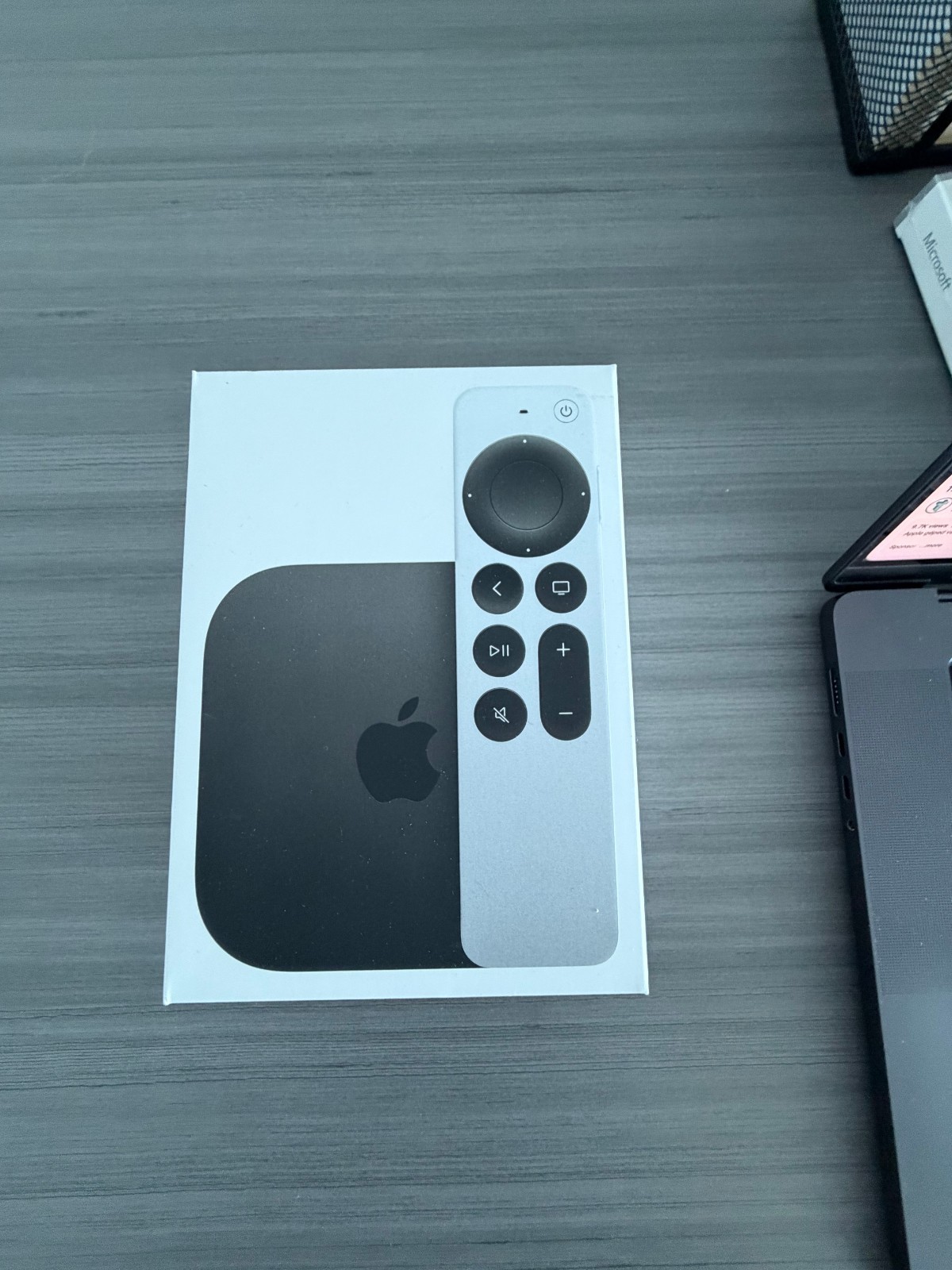 Empty Box ONLY Apple TV 4K Wi-Fi + Ethernet 128GB Genuine