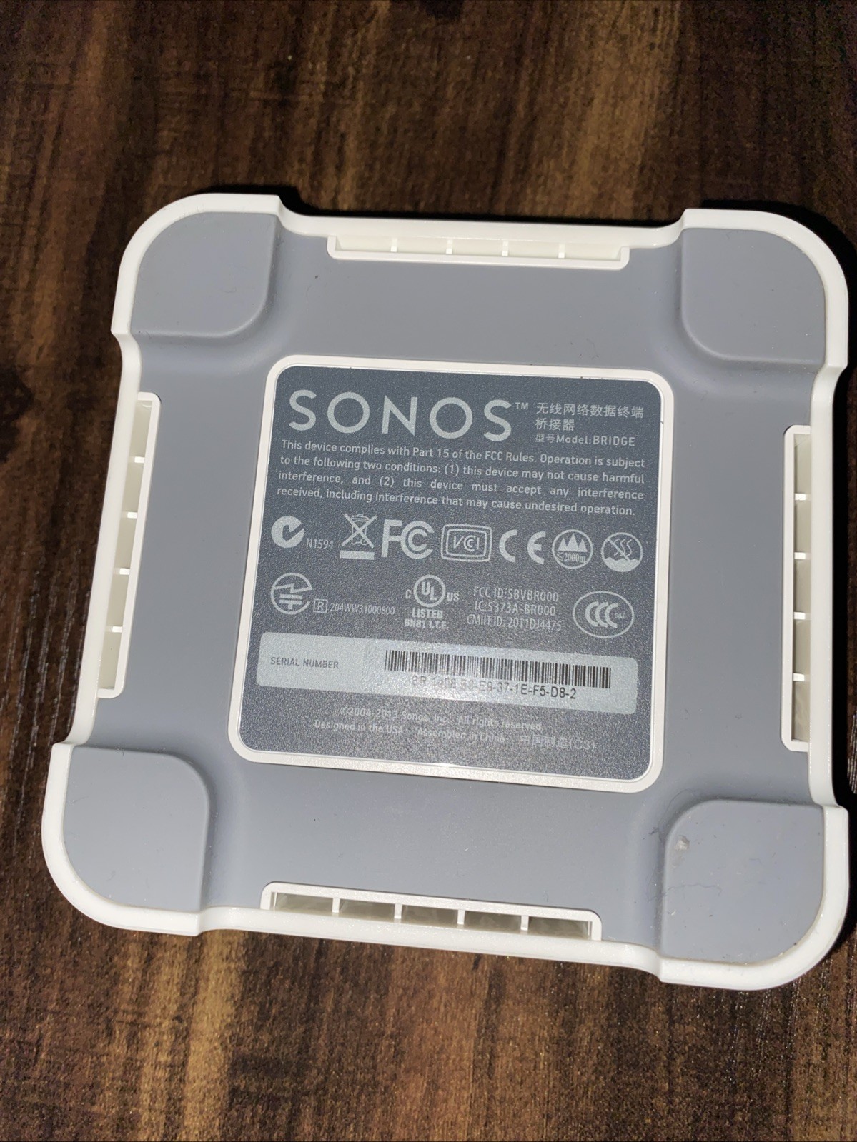 Sonos Connect BRIDGE – White Wireless Hifi System, No cord or cables