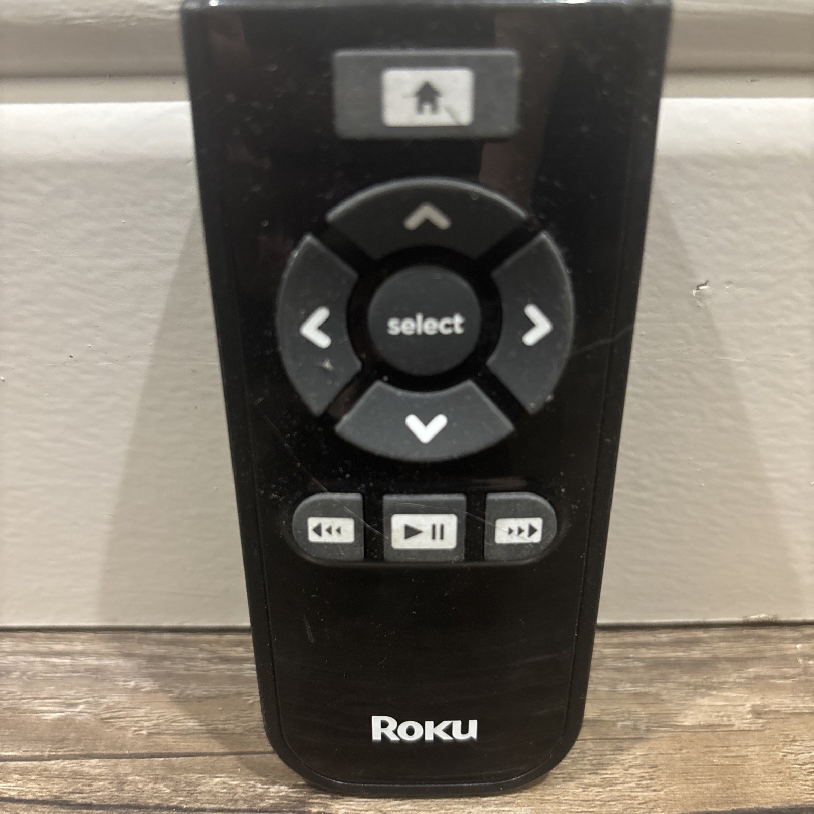 Roku Simple IR Remote Control Tested Battery Cover Included Black OEM Genuine