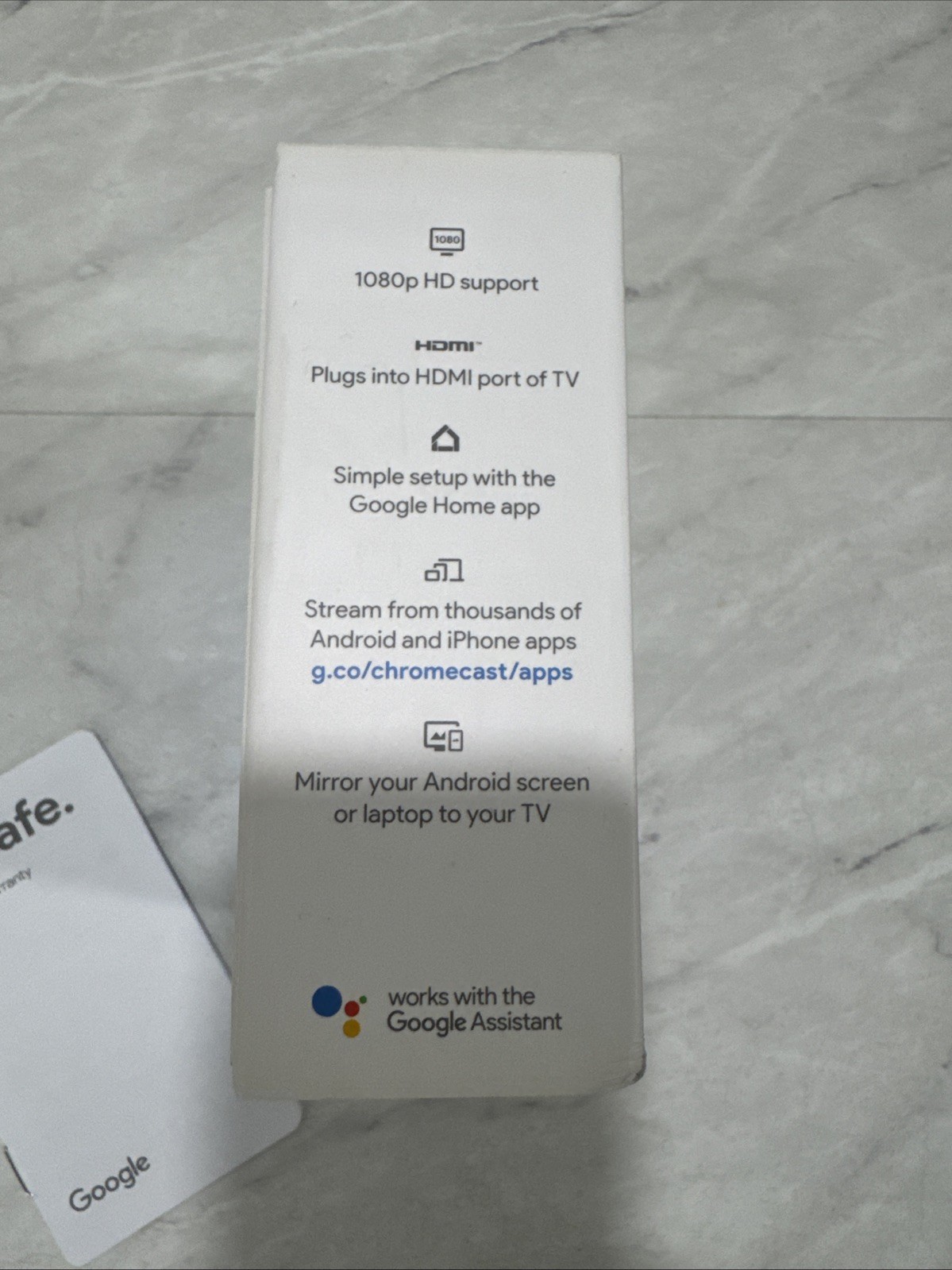 Google Chromecast 3rd Generation GA00439-US Streaming Media Player 2021 Open Box