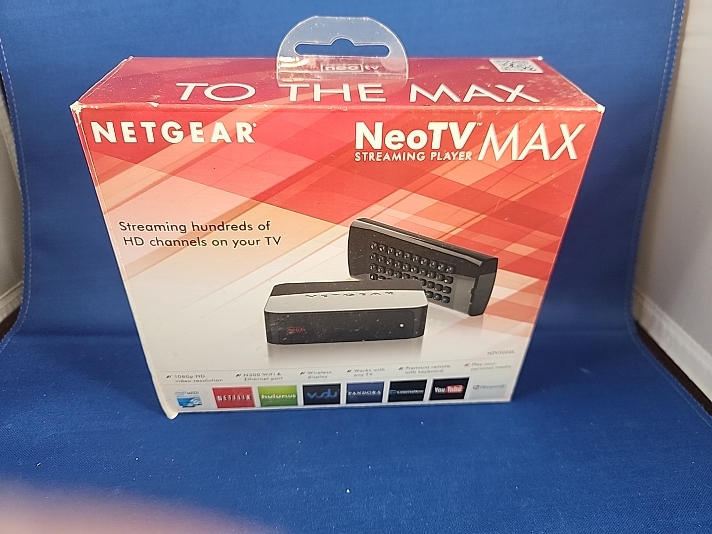 Netgear NeoTV Max Streaming Player NTV300SL New-Open Box Intested For Parts READ