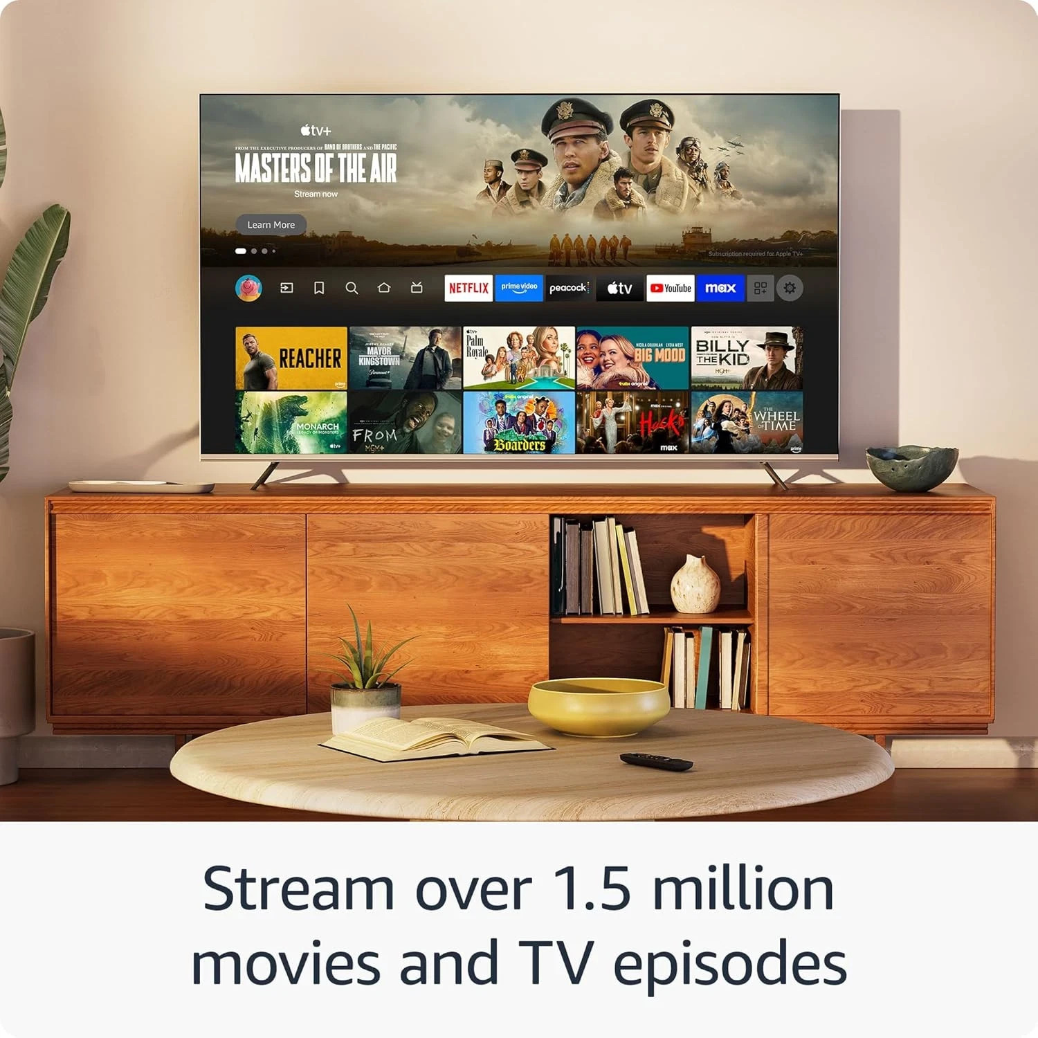 Amazon Fire TV Stick HD (newest model), free and live TV, Alexa Voice Remote, sm