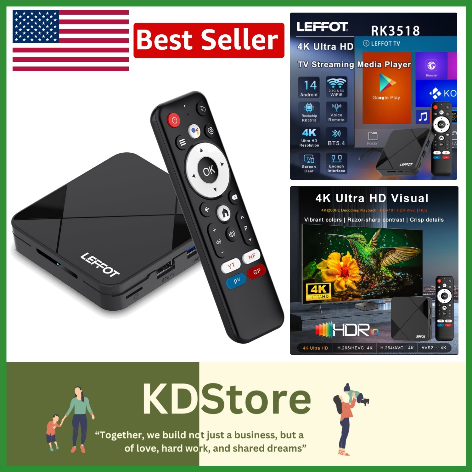 Stream Seamlessly: 2026 Android TV Box, 4K UHD, 16GB Storage, Dual-Band WiFi 6