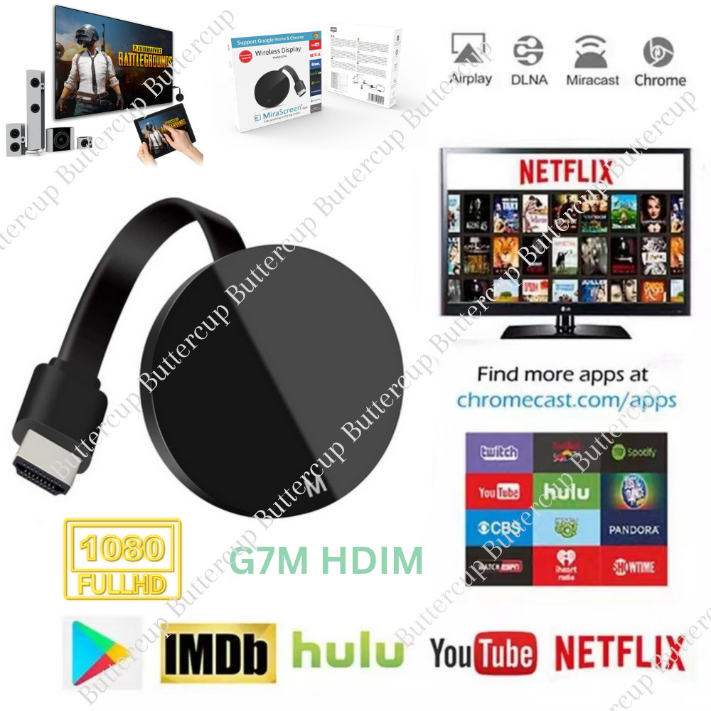 Wifi Wireless HDMI Mirror Screen Display Adapter Miracast Dongle For HD 1080P TV