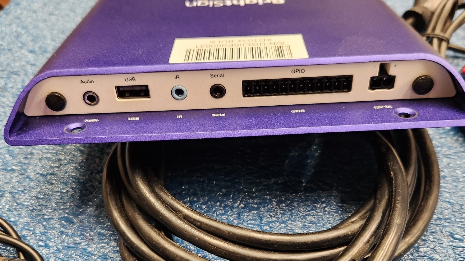 BrightSign XD1034 Digital Signage Media Player HDMI USB Ethernet XD4 Series