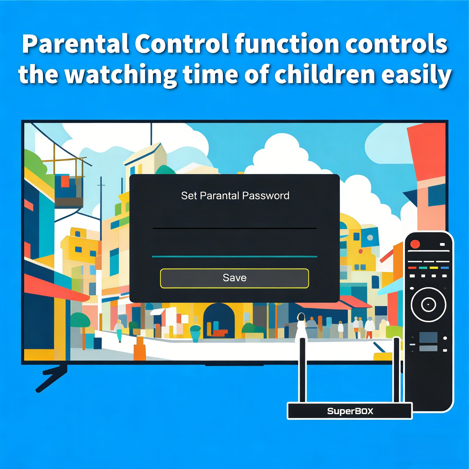 SuperBox S6 Pro 6K WiFi 6 Media Player 4GB/32GB Bluetooth Voice Remote