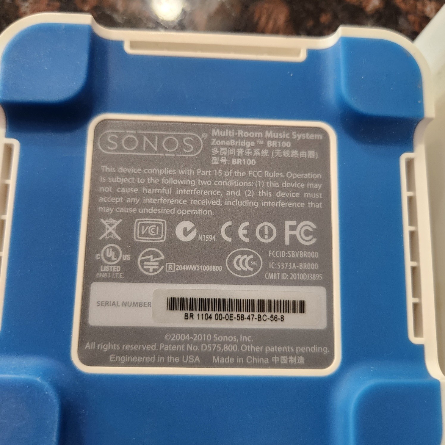 Sonos Connect Gen 1 Media Streamer S1 App Only Factory Reset PLUS BR100 Bridge