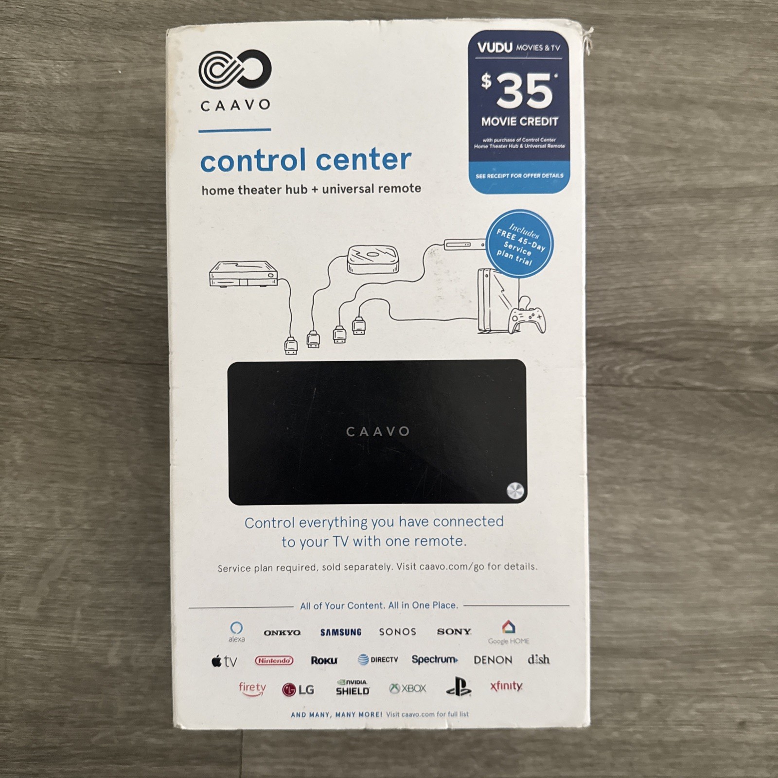 Caavo HDRX4BL Entertainment Hub Center Box – Black