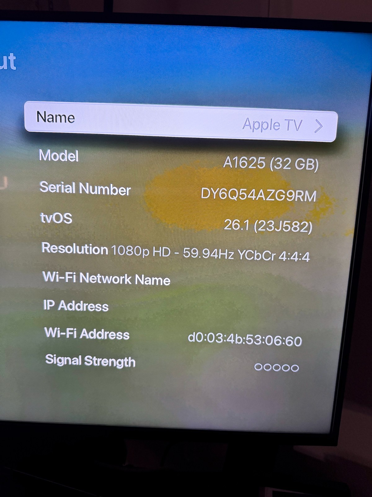 Apple TV HD A1625 (4th Generation) 32GB Media Streamer – Black (MR912LL/A)