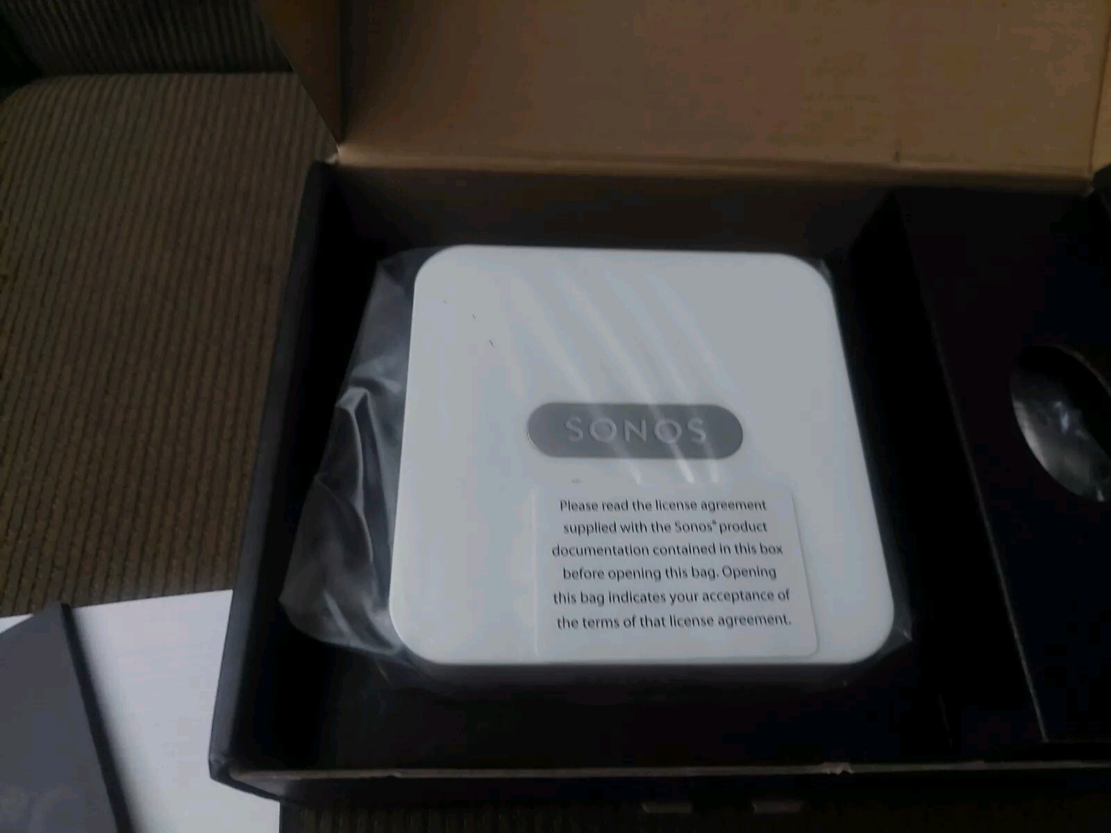 Sonos Bridge White Sonos Wireless Network Br100 Sw V4.0 Bridgus1 Open Box