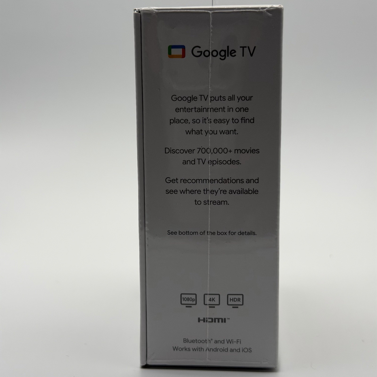 Google Chromecast with Google TV 4K UHD – GA01919-US