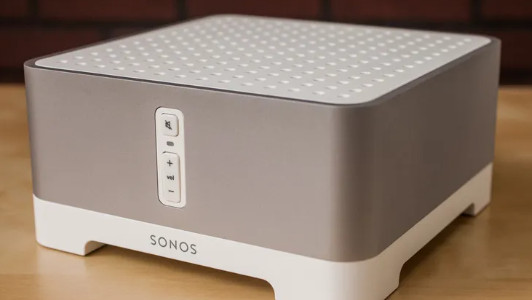 Sonos Connect:Amp Digital Media Streamer – White/Gray CONNECT: AMP